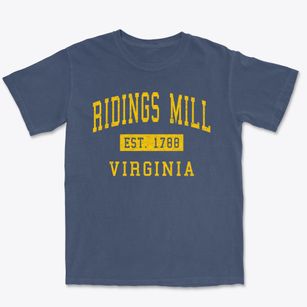Ridings Mill Virginia Classic Established Premium Heavyweight T-shirt