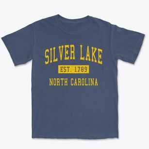 Silver Lake North Carolina Classic Established Premium Heavyweight T-shirt