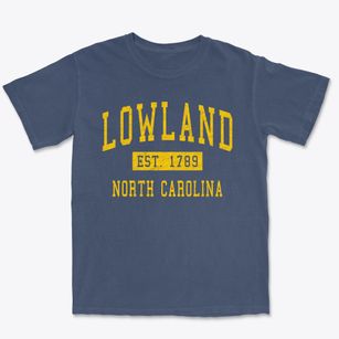 Lowland North Carolina Classic Established Premium Heavyweight T-shirt