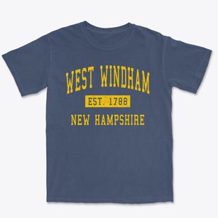 West Windham New Hampshire Classic Established Premium Heavyweight T-shirt