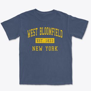 West Bloomfield New York Classic Established Premium Heavyweight T-shirt