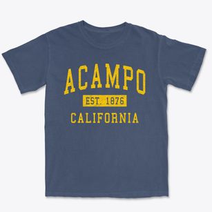 Acampo California Classic Established Premium Heavyweight T-shirt