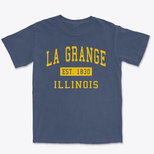 La Grange Illinois Classic Established Premium Heavyweight T-shirt