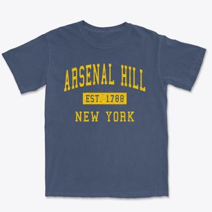 Arsenal Hill New York Classic Established Premium Heavyweight T-shirt