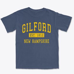 Gilford New Hampshire Classic Established Premium Heavyweight T-shirt