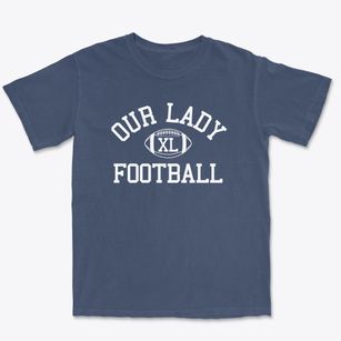 Our Lady Of Mount Carmel School Classic Football Premium Heavyweight T-shirt