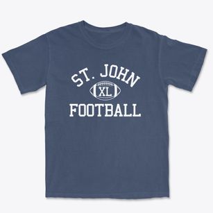 Saint John The Apostle School Classic Football Premium Heavyweight T-shirt