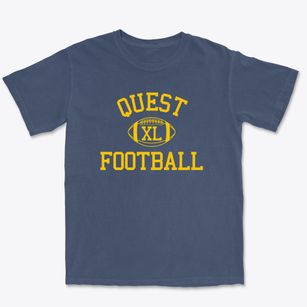 Quest School Classic Football Premium Heavyweight T-shirt
