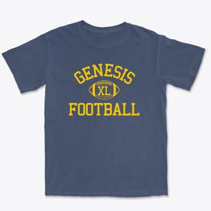 Genesis School Classic Football Premium Heavyweight T-shirt