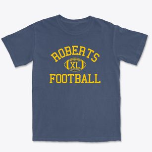 Roberts School Classic Football Premium Heavyweight T-shirt