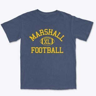 Marshall Primary School Classic Football Premium Heavyweight T-shirt