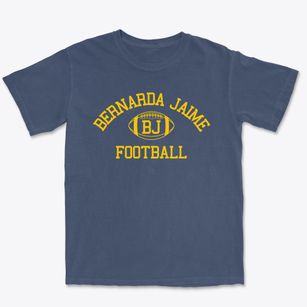 Bernarda Jaime Junior High School Classic Football Premium Heavyweight T-shirt