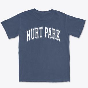 Hurt Park Elementary School Varsity Arch Premium Heavyweight T-shirt
