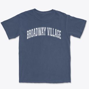 Broadway Village Elementary 57 Annex Varsity Arch Premium Heavyweight T-shirt