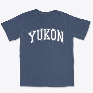 Yukon High School Varsity Arch Premium Heavyweight T-shirt