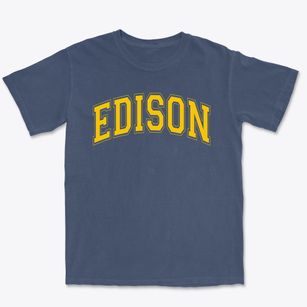 Edison Elementary School Varsity Arch Premium Heavyweight T-shirt