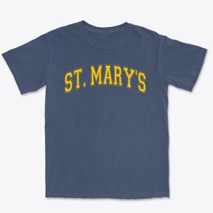 Saint Mary's School Varsity Arch Premium Heavyweight T-shirt