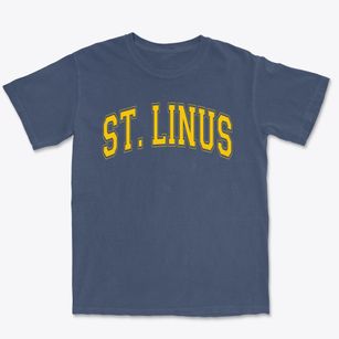 Saint Linus School Varsity Arch Premium Heavyweight T-shirt