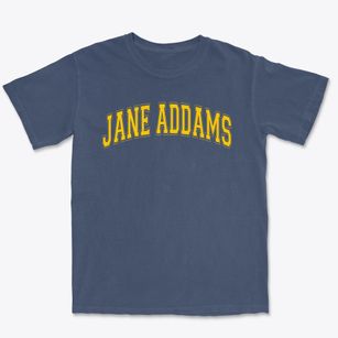 Jane Addams Elementary School Varsity Arch Premium Heavyweight T-shirt