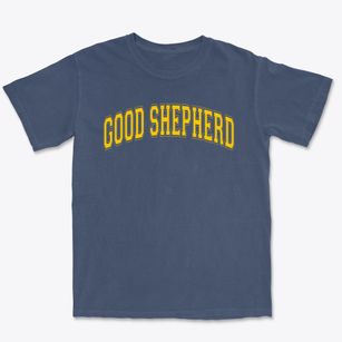 Good Shepherd School Varsity Arch Premium Heavyweight T-shirt
