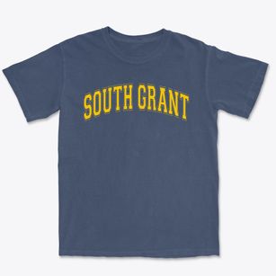 South Grant Elementary School Varsity Arch Premium Heavyweight T-shirt