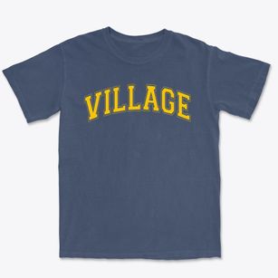 Village Community School Varsity Arch Premium Heavyweight T-shirt