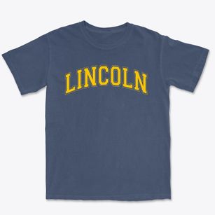 Lincoln Christian School Varsity Arch Premium Heavyweight T-shirt