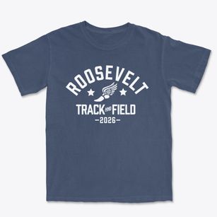 Roosevelt Elementary School Track and Field Premium Heavyweight T-shirt