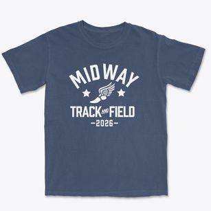 Midway Learning Center Track and Field Premium Heavyweight T-shirt