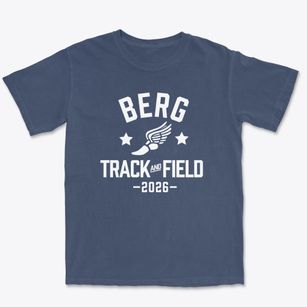 Berg Middle School Track and Field Premium Heavyweight T-shirt
