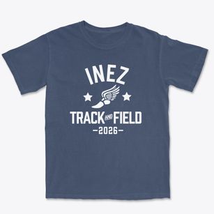Inez Elementary School Track and Field Premium Heavyweight T-shirt