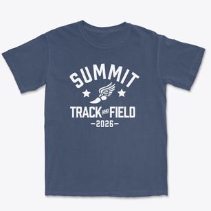 Summit Christian Academy Track and Field Premium Heavyweight T-shirt