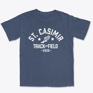 Saint Casimir School Track and Field Premium Heavyweight T-shirt