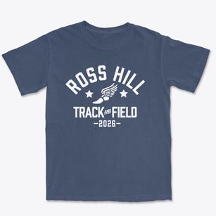 Ross Hill Junior Academy Track and Field Premium Heavyweight T-shirt
