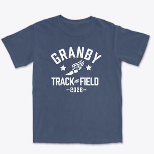 Granby Elementary School Track and Field Premium Heavyweight T-shirt