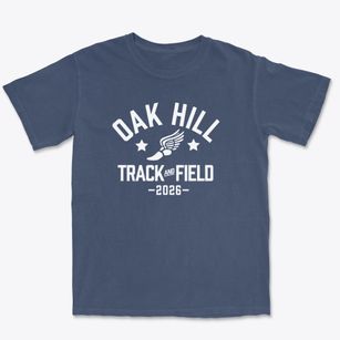 Oak Hill Elementary School Track and Field Premium Heavyweight T-shirt