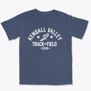 Kendall Valley Elementary School Track and Field Premium Heavyweight T-shirt