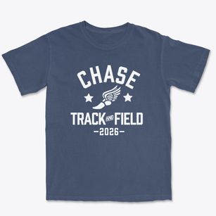 Chase Elementary School Track and Field Premium Heavyweight T-shirt