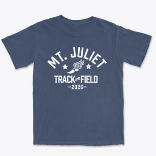 Mt. Juliet Christian Academy Track and Field Premium Heavyweight T-shirt