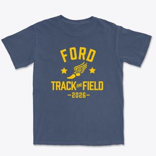 Ford Elementary School Track and Field Premium Heavyweight T-shirt