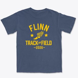 Flinn Elementary School Track and Field Premium Heavyweight T-shirt