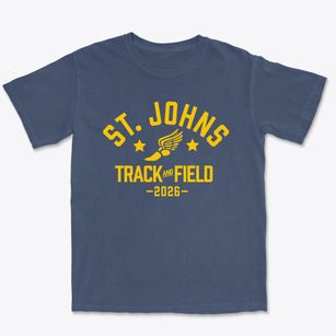 Saint Johns Episcopal School Track and Field Premium Heavyweight T-shirt