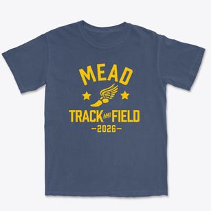 Mead Elementary School Track and Field Premium Heavyweight T-shirt