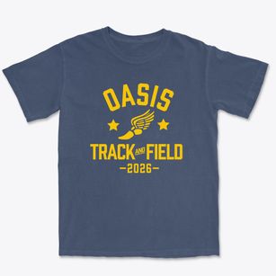 Oasis Christian Academy Track and Field Premium Heavyweight T-shirt