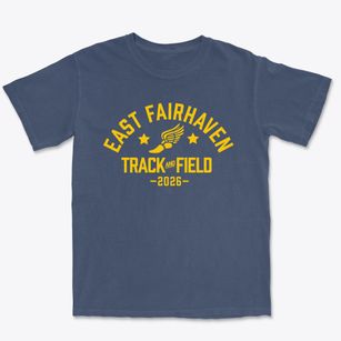 East Fairhaven Elementary School Track and Field Premium Heavyweight T-shirt