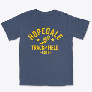 Hopedale High School Track and Field Premium Heavyweight T-shirt