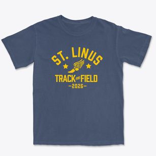 St. Linus Catholic School Track and Field Premium Heavyweight T-shirt