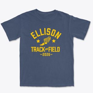 Ellison Accelerated School Track and Field Premium Heavyweight T-shirt