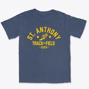 Saint Anthony School Track and Field Premium Heavyweight T-shirt