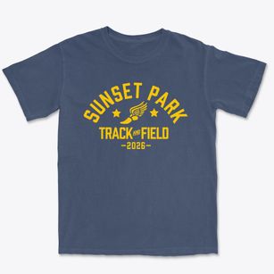 Sunset Park Elementary School Track and Field Premium Heavyweight T-shirt